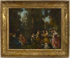 Esquisse Pour Une Fete Champetre by Joseph-Benoit Guichard