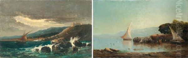 Orage Sur La Cote (+ Le Retour Des Pecheurs; Pair) - view 1