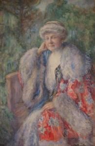 Portrait Of "the Baroness Du Gabe"