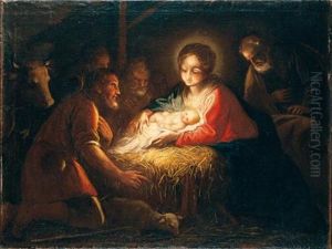Adorazione Dei Pastori by Bartolomeo Guidobono