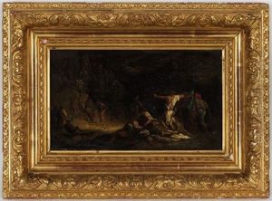 Le Bivouac by Jean Adrien Guignet