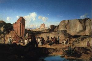 Saint-jean Baptiste Prechant by Jean Adrien Guignet