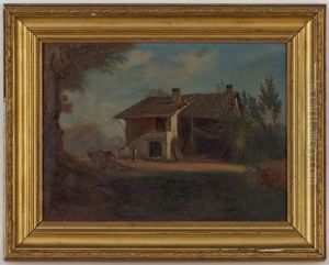 Ferme En Savoie by Charles Louis Guigon