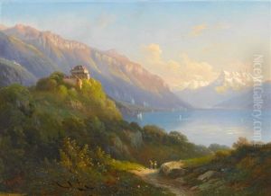 Les Chateaux Du Chatelard Et De Chillon Avec Dent Blanche