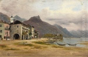 Locarno, Lago Maggiore by Charles Louis Guigon