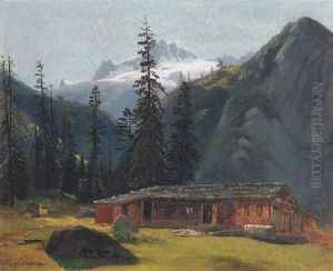 Chalet De La Handeck by Charles Louis Guigon