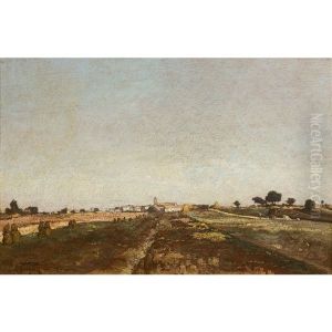 Vue De Chailly En Biere by Paul Camille Guigou