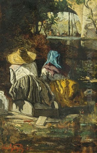 Two Washerwomen - view 1
