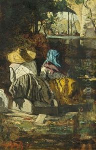 Two Washerwomen by Paul Camille Guigou