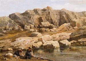 Lavandieres Au Bord D"une Riviere Lavandieres Au Bord D"une Riviere