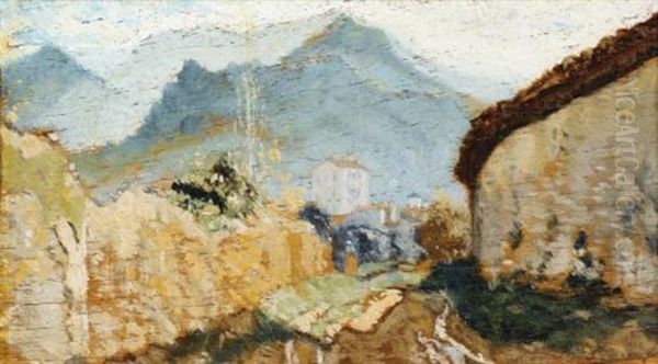 Village Dans Un Paysage De Collines - view 1