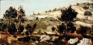 Chemin Sur La Colline by Paul Camille Guigou