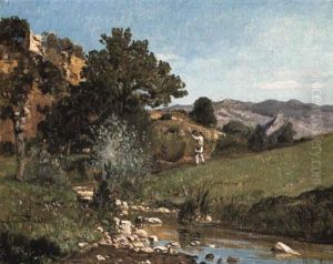 A Hunter In A Landscape A Hunter In A Landscape