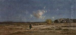 Paysage A Saint-paul-les Durance by Paul Camille Guigou