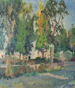 Les Eucalyptus (provence) by Maurice Guilbert