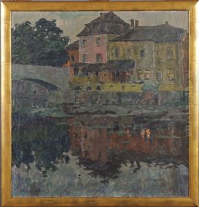 Maison Au Bord De L'eau by Maurice Guilbert