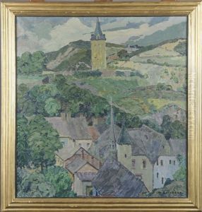 Village De Campagne by Maurice Guilbert