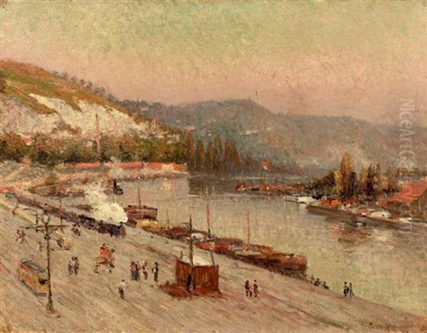 La Seine A Rouen - view 1