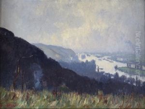 La Vallee De La Seine by Narcisse Guilbert