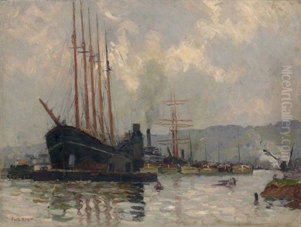 Bateaux Dans Le Port De Rouen - view 1