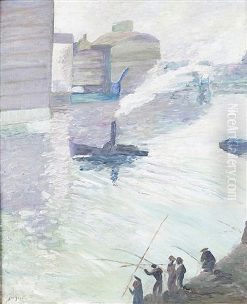 Pecheur Sur La Seine - view 1
