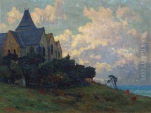 Eglise De Varangeville, Crepuscule Eglise De Varangeville, Crepuscule