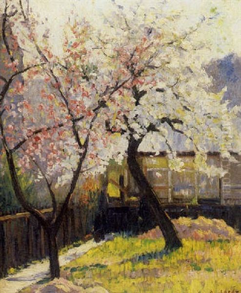 Poiriers Et Pechers En Fleurs - view 1