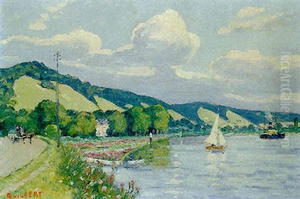 La Seine Pres De Rouen - view 1