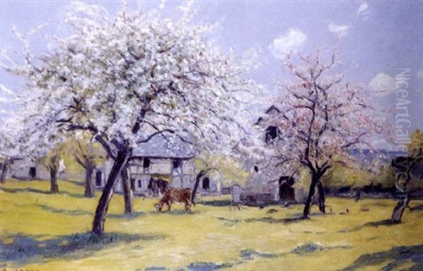 Les Pommiers En Fleurs - view 1