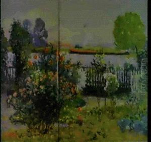 Jardin A L'automne Aux Environs De Rouen