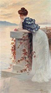 Contemplation by Albert Guillaume