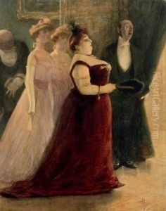 L'entree Dans Le Monde by Albert Guillaume