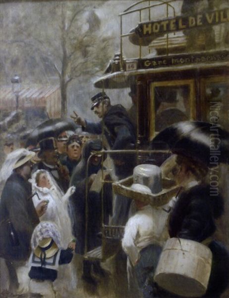 La Montee Dans L'omnibus (il Reste Deux Places!) - view 1