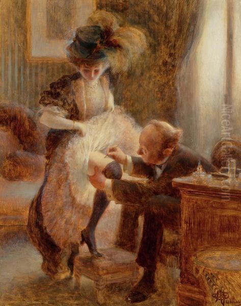 Lifting Her Petticoat - view 1