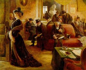 Dans L'antichambre Du Ministre by Albert Guillaume
