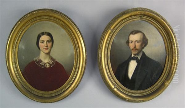 Portrait Of A Husband (+ Portrait Of His Wife; Pair) - view 1