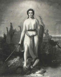 Liberte, Egalite Et Fraternite by Louis Mathieu Didier Guillaume