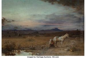 Le Labourage, Frontiere Du Maroc by Gustave Achille Guillaumet