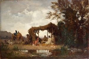 Kaonadji (cafe Arabe) Sur Les Bords De La Tafna