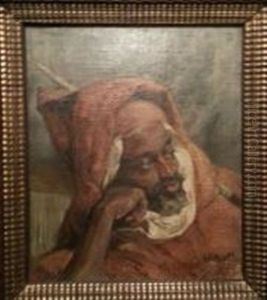 Portrait D"oriental by Gustave Achille Guillaumet