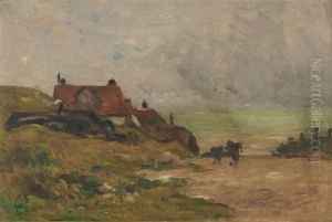 Chaumiere En Bord De Mer by Gustave Achille Guillaumet