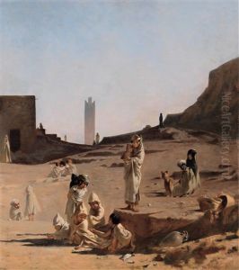 Motiv Aus Laghout In Der Sahara, Algerien