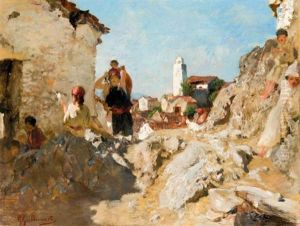 Taourirt-el-mokrane by Gustave Achille Guillaumet