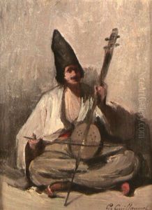 Le Musicien by Gustave Achille Guillaumet