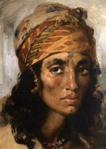 Portrait D'une Jeune Fille Algerienne