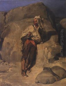 Guerrier Oriental by Gustave Achille Guillaumet