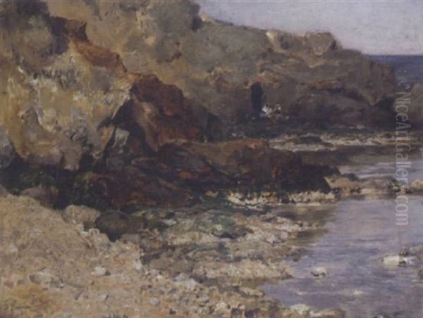 Lavandieres Sur La Cote Algerienne - view 1