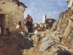 Taouri-el-mokrane by Gustave Achille Guillaumet