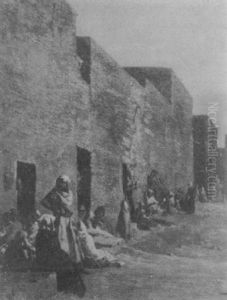 Arab Market Scene