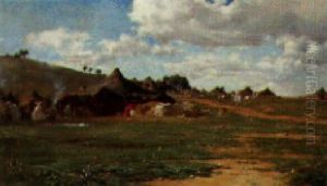 An Arab Encampment by Gustave Achille Guillaumet